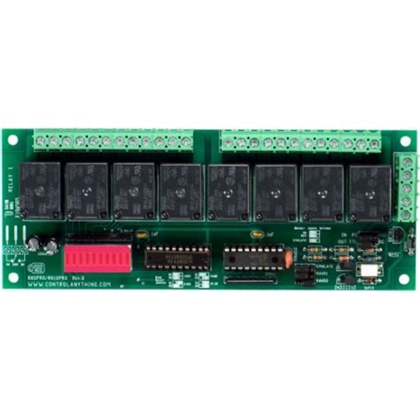RS-232 8-Channel High-Power Relay Controller Board at MG Super Labs India