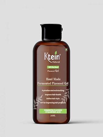 Ktein Natural 100% Plant Based Fermented Flaxseed Gel | Hand-Made ...
