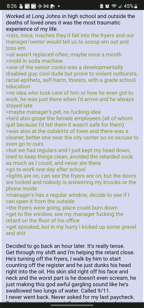 Long John Silvers : r/NewGreentexts