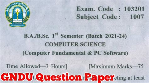 Image result for Computer Science Question Paper