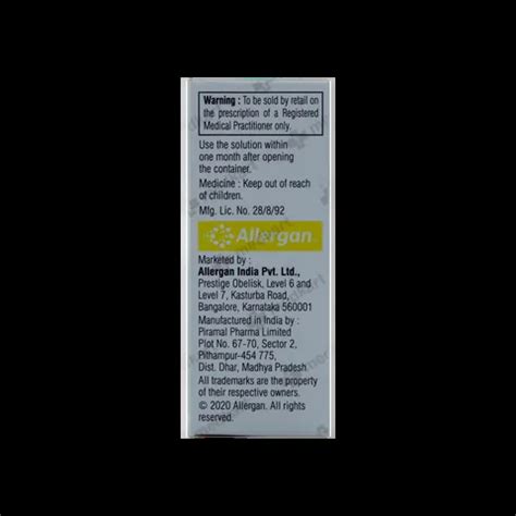 GLUCOMOL 0.5% DROPS 5 ML Price, Uses, Side Effects & Substitutes | Medkart