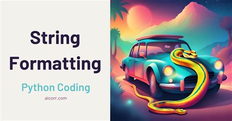 Python String Formatting 的图像结果