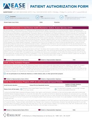 Fillable Online Patient authorization form - CABOMETYX Fax Email Print ...