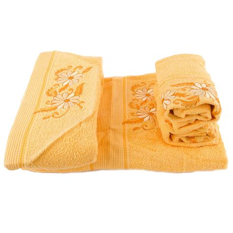 SWHF Pure Cotton Towels Set of 4 Pcs. 1 Bath, 1 Junior Bath, 2 Hand ...
