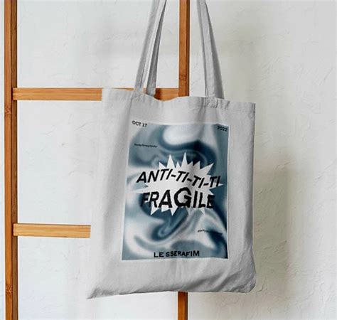 Le Sserafim Kpop Aesthetic Tote Bag by Culltique