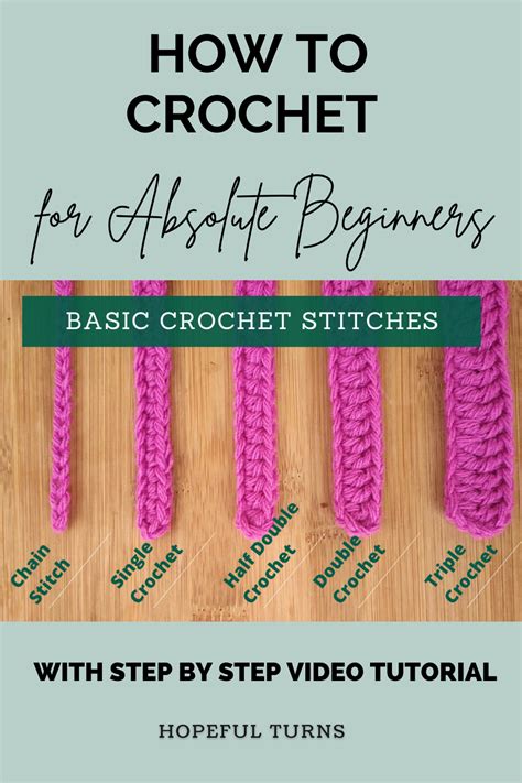 Image result for Step by Step Basic Crochet