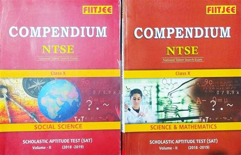 Buy Fiitjee Compendium For NTSE for class 9-10 Physics, Chemistry ...