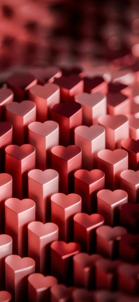 Love hearts Wallpaper 4K, 3D background, 5K, 8K, 10K