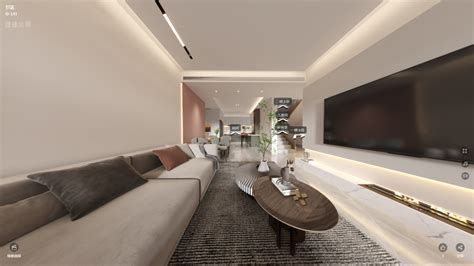 桂林耀辉美好家园现代简约风格装修设计224平米装修案例效果图