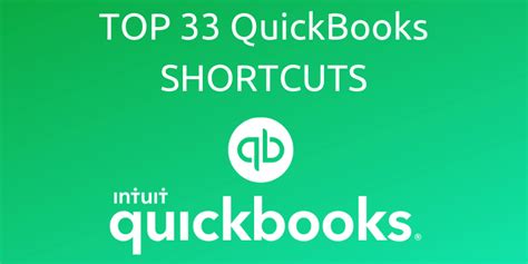 Image result for QuickBooks Shortcut Keys