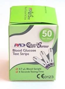 GlucoCare Sense (50) 50 Glucometer Strips Price in India - Buy ...