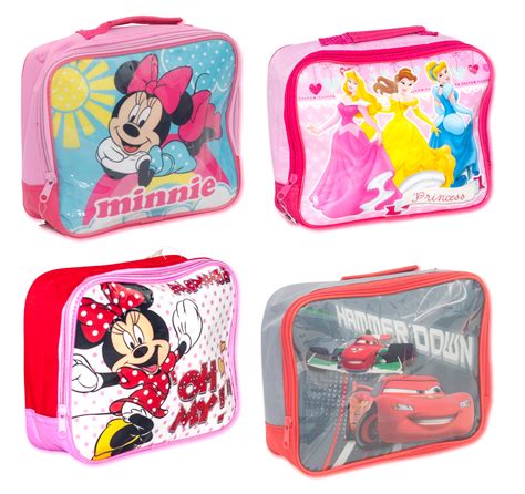 Official Disney Insulated School Lunch Bag Novelty Box Children Boys ...