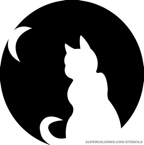 Cat Pumpkin Stencil Printable | FREE Printable