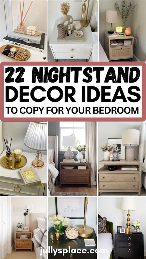22 Nightstand Decor Ideas That’ll Make Your Snooze Button Jealous ...