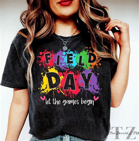 Teacher Field Day Shirt, Field Day Let the Games Begin Shirt, Field Day ...