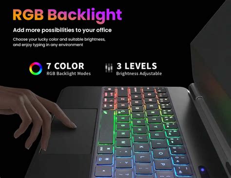 MK-10 Keyboard Case for iPad 11th Gen A16 2025 & iPad 10th Gen 2022 ...