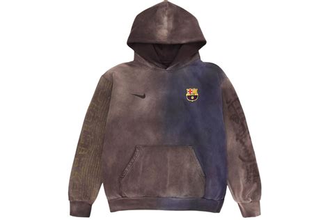 Travis Scott x Nike x FC Barcelona Split-Dye Crest Hoodie Multicolor ...