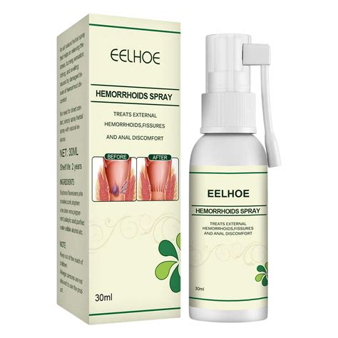 Spray para hemorroides a base de hierbas naturales, 30ml, suave y ...