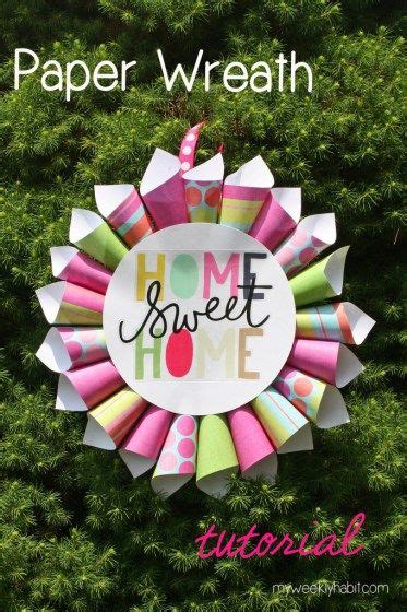 Image result for Paper Wreath Tutorial