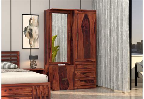 Dressing Table: Buy Ori Dressing Table (Teak Finish) Online India ...