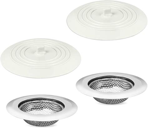 Buy Sink Strainer, 2 Pieces Kitchen Sink Strainer, Sink Drain Strainer ...