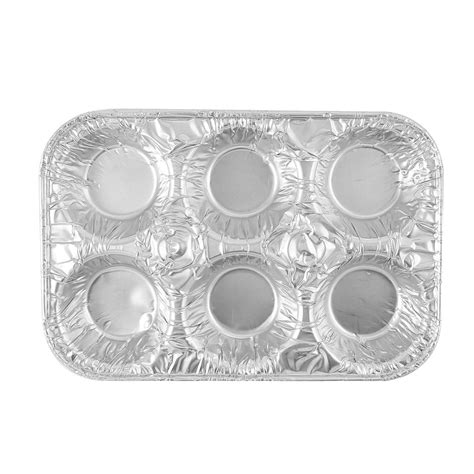 6 Cavity Aluminum Muffin Pan - EZ Party USA