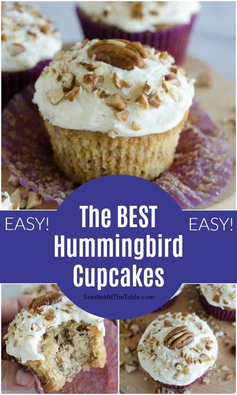 hummingbird cake cupcakes