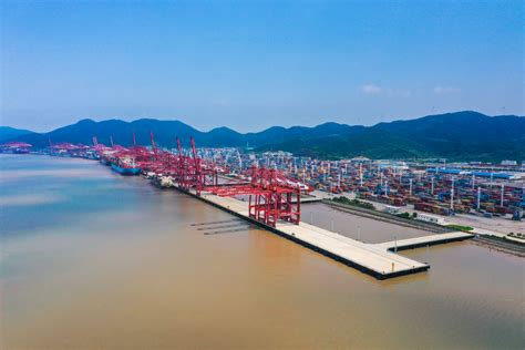 世界第2のコンテナ埠頭が完成 浙江省寧波市 写真2枚 国際ニュース：AFPBB News