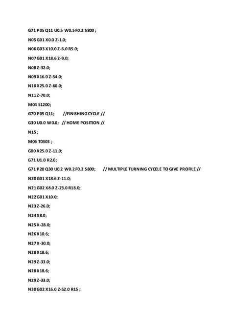 Haas CNC Lathe Program Examples 的图像结果