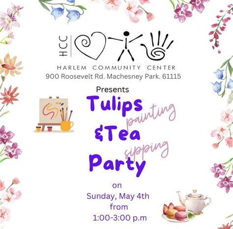 Tulips Painting & Tea Sipping Party, 900 Roosevelt Rd, Machesney Park ...