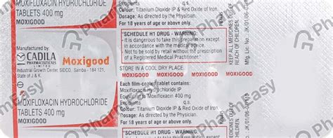 Moxigood 400 MG Tablet (5): Uses, Side Effects, Price & Dosage | PharmEasy