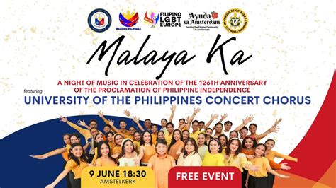 Malaya Ka! - Philippine Independence Day Concert in Amsterdam ...