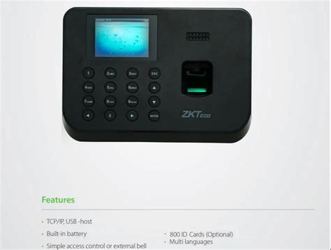 ZKTeco Finger print attendance machine - ZKTeco K40 Pro Time Attendance ...