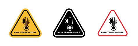 Image result for High Temperature Warning Sign