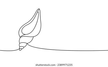 Image result for Open Sea Shell Line Drawing