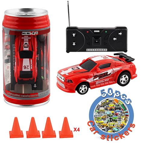 Haoan Mini Coke Can RC Micro Racing Car with LED Lights - India | Ubuy