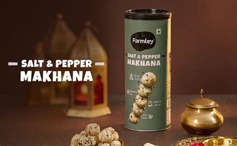 Farmley Roasted and Flavoured Makhana | Farmley Salt & Pepper Roasted ...