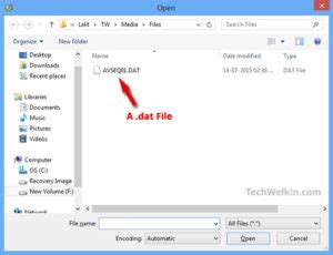 Image result for How to Open a Dat File in PDF