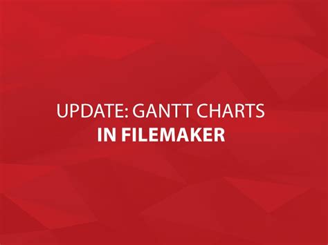 Image result for Gantt Chart FileMaker Pro