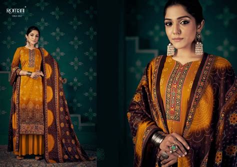 Romani Noori Exclusive Pashmina Dress Material Collection