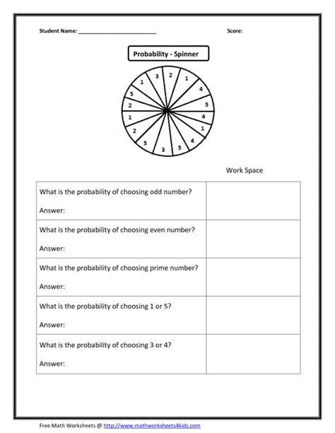 Image result for Class 8 Math Worksheet for Probability