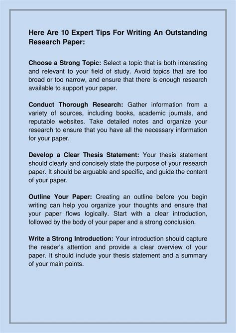 Image result for Research Paper Tips