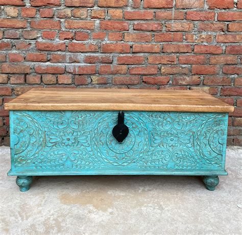 Hand carved wooden storage trunk/chest – Jeypore Souvenirs