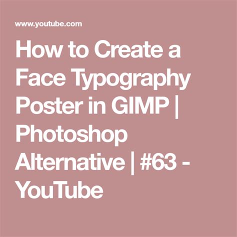 Image result for GIMP Typography Tutorial