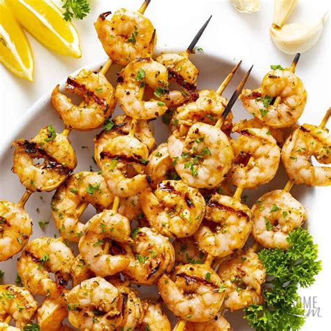 Grilled Shrimp Skewers Recipe (Super Fast!) | Wholesome Yum