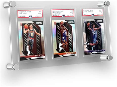 Amazon.com: PREZA Trading Card Display Case for Wall - Graded Sports ...