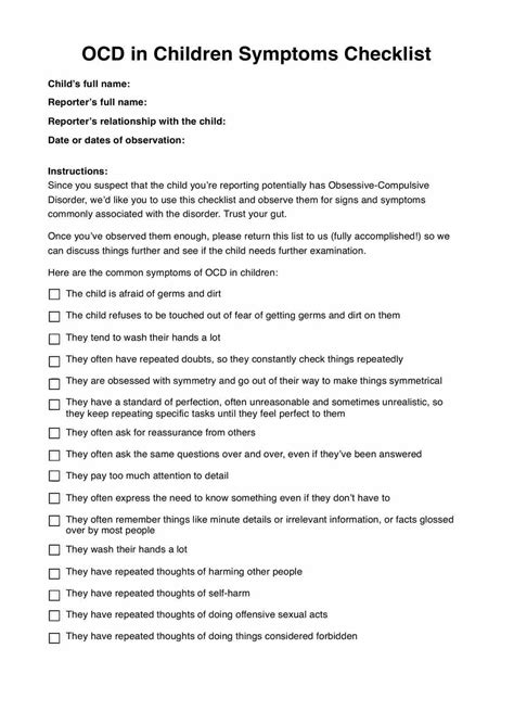 Ocd Test Free