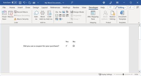 Image result for Create Form in Word with Fillable Boxes
