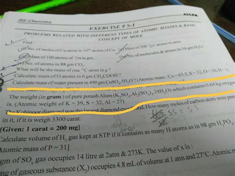 the weight of pure potash alum (k2so4.al2(so4)3.24h20 which contains 0. ...
