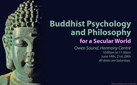 Buddhist Psychology and Philosophy for a Secular World, Harmony Centre ...